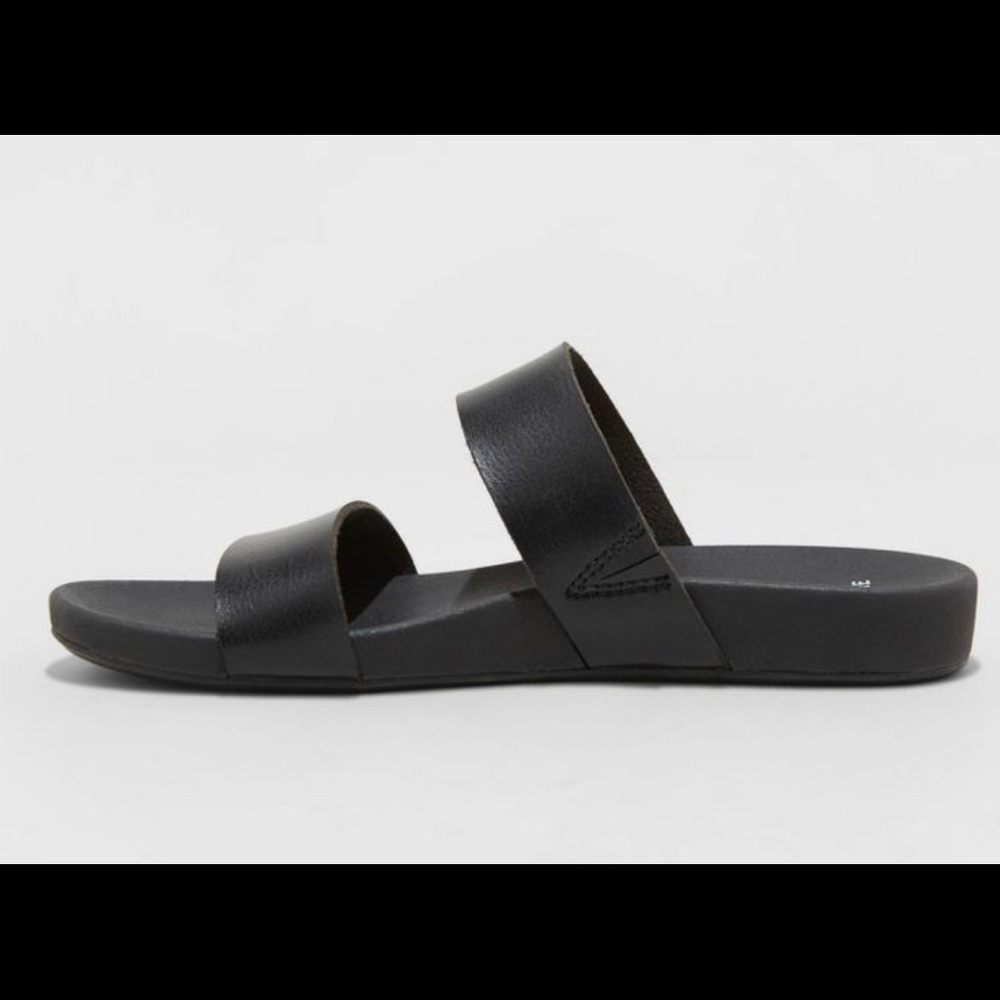 NWT Women's Dedra Two Band Slide Sandals